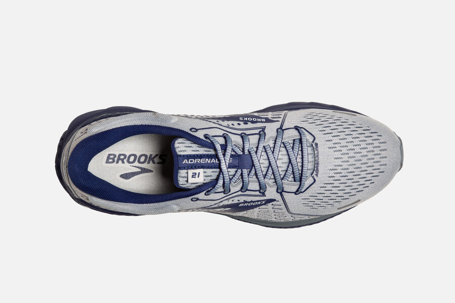 Brooks Adrenaline Gts 21 Road Löparskor Herr - Grå - 4763-FJOIV